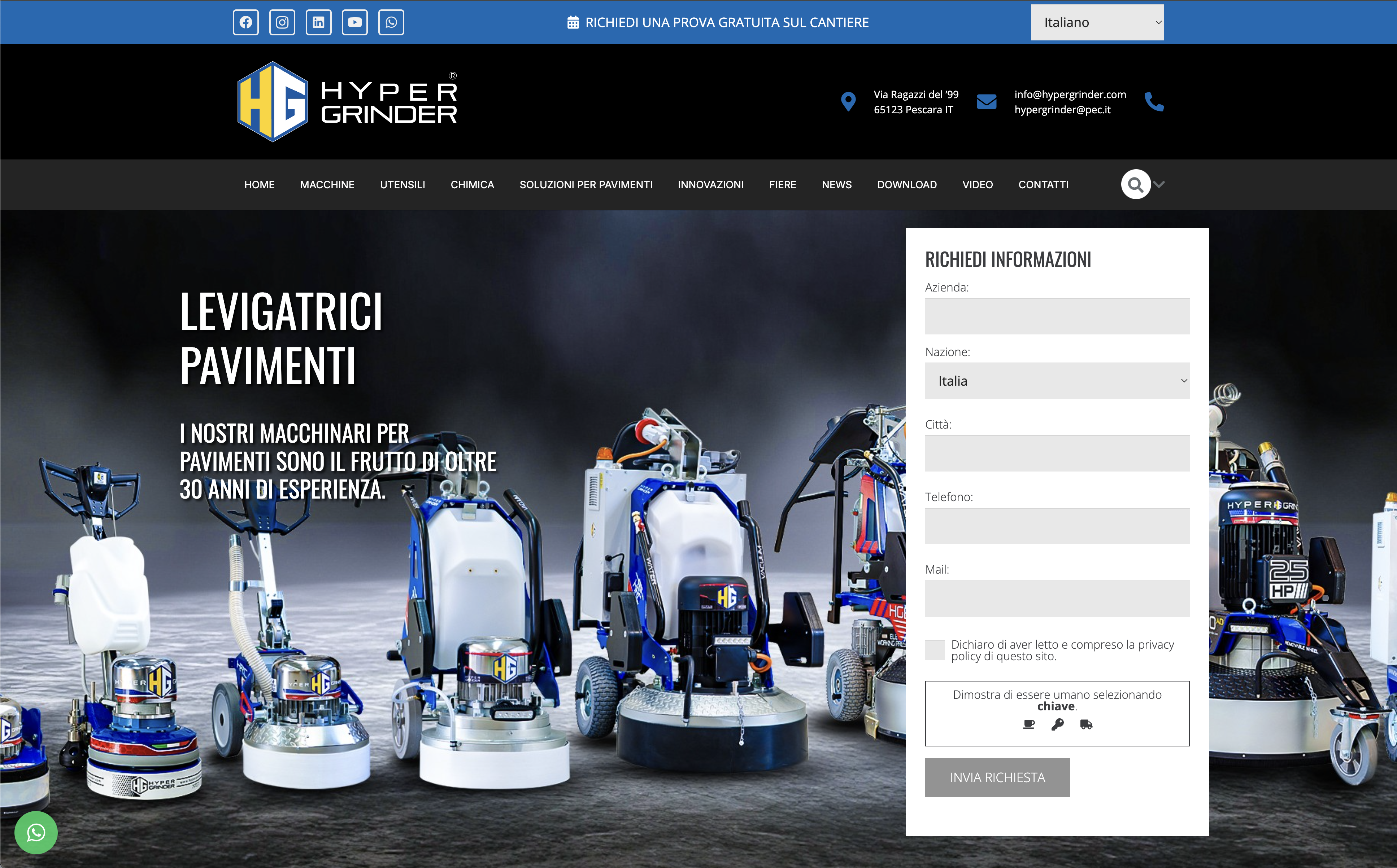levigatrice per pavimenti professionale FOTO
